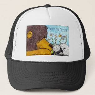 Casquette Lion et agneau paix douce