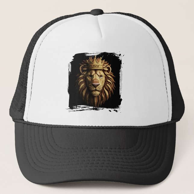 Casquette Lion Fierce | casquette de conception an (Devant)