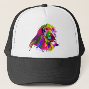 Casquette Lion-Géométrique-Prismatique