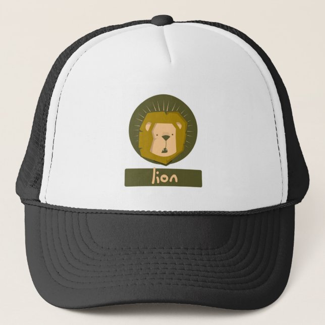 Casquette lion mignon (Devant)