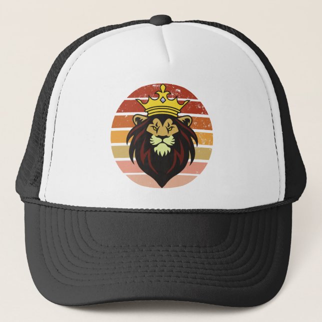 Casquette Lion royal vintage (Devant)