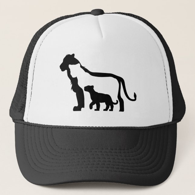Casquette Lions noirs et blancs (Devant)