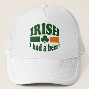 Casquette L'Irlandais I a pris une bière