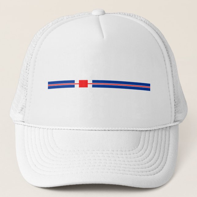 Casquette L'Islande aime patriote (Devant)