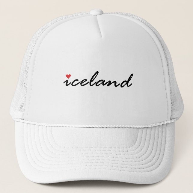 Casquette L'Islande aime patriote (Devant)