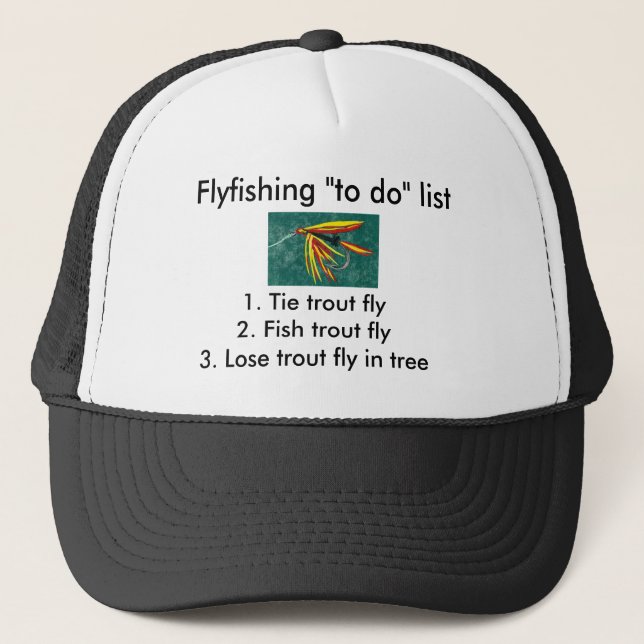 Casquette Liste de "Fly-Fishing" "Firecracker" (Devant)