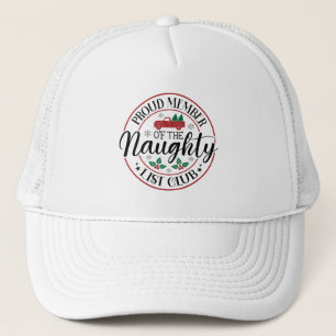 Casquette liste de Santa fier art de mots