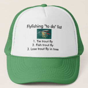 Casquette Liste des activités de pêche à la mouche