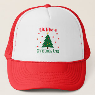 Casquette Lit Like A Christmas Tree Christmas