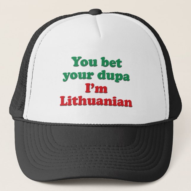 Casquette Lithuanien Dupa 2 (Devant)
