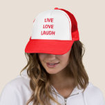 Casquette Live Love Laugh<br><div class="desc">Live Love Laugh</div>