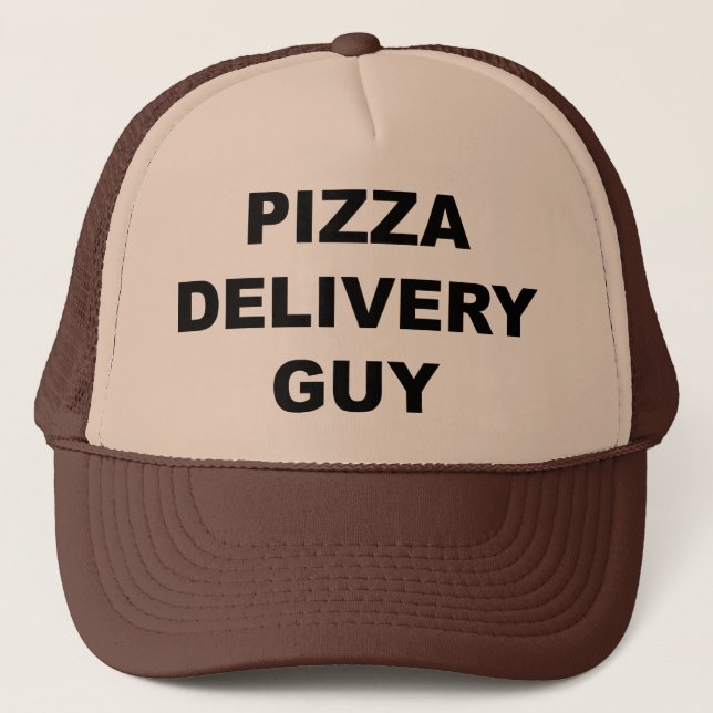 Casquette Livraison de pizza (Devant)
