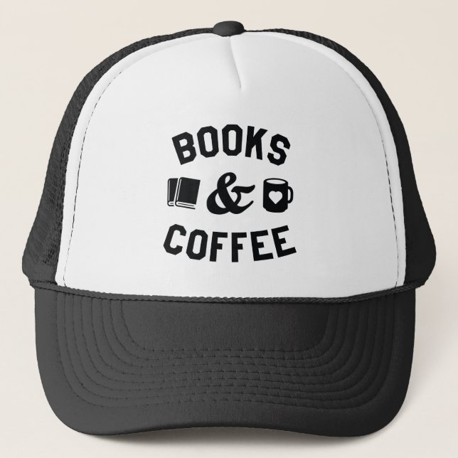 Casquette Livres Et Café (Devant)