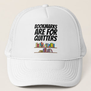 Casquette Livres - Les Signets Sont Pour Les Quitters