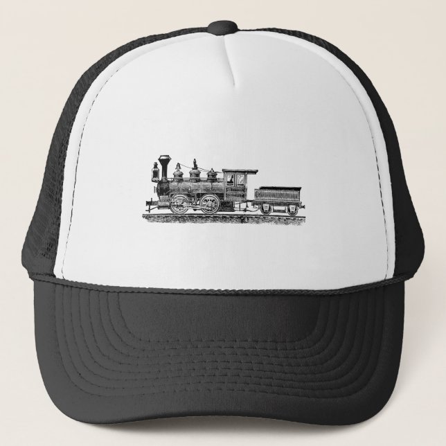 Casquette Locomotive 02 - Noir (Devant)