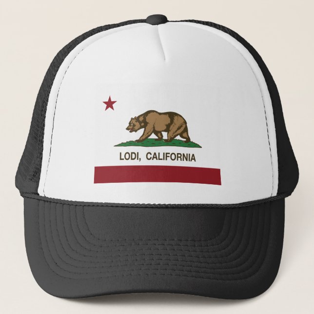 Casquette lodi de drapeau de la Californie (Devant)
