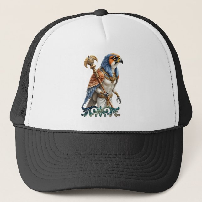 Casquette L'Œil du Soleil – Le Faucon Éternel du Désert  (Devant)