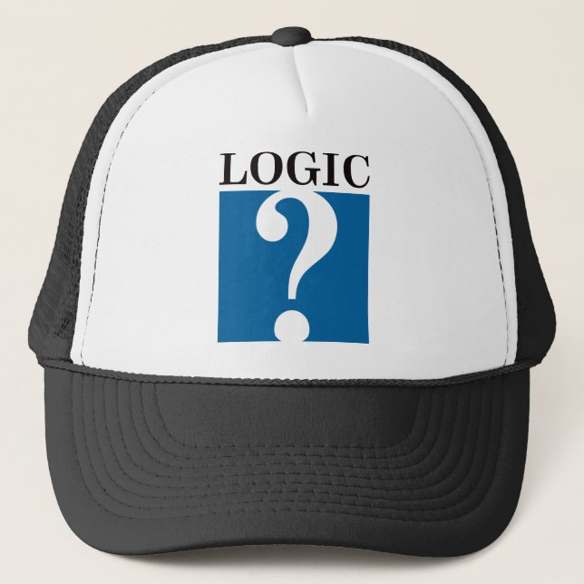Casquette Logique - noir et bleu (Devant)