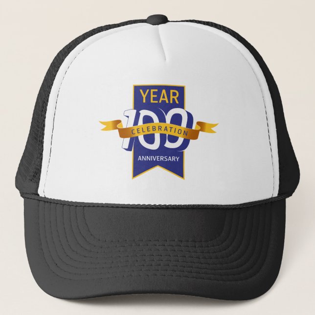 Casquette logo_100e_anniversaire (Devant)