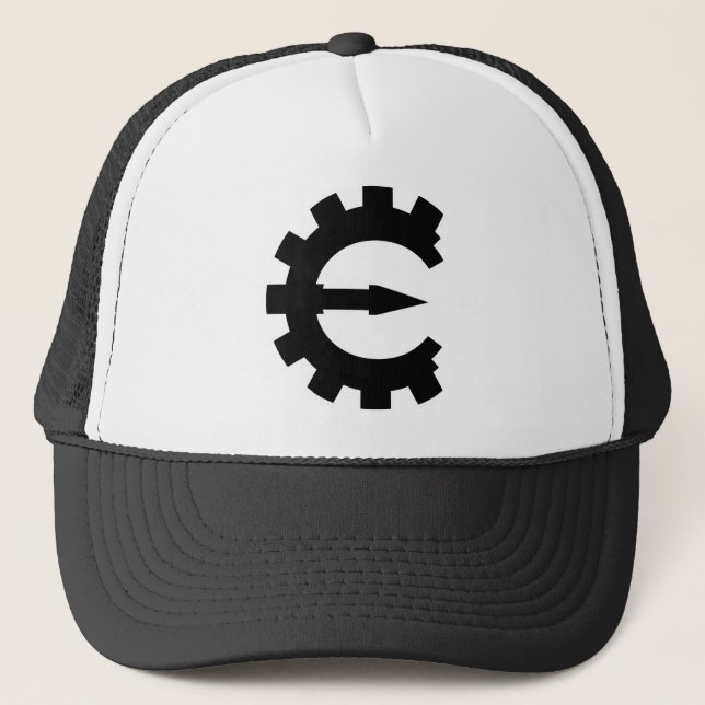 Casquette Logo 2 de moteur de fraude - noir (Devant)