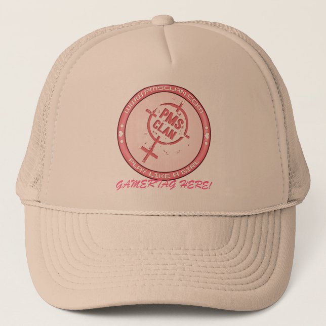 Casquette Logo 2 de rose de chapeau de PMS (Devant)
