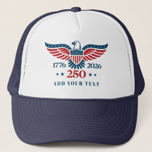 Casquette Logo Aigle à tête blanche Amérique 250e anniversai