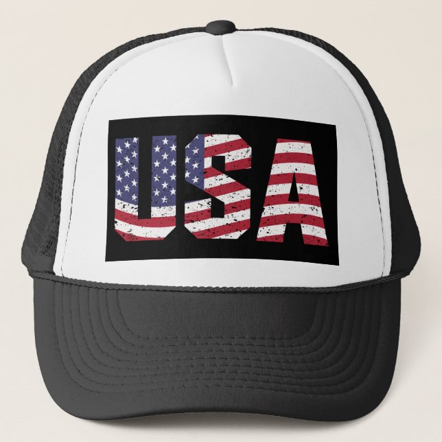 Casquette Logo "All American" Patriotic USA (Devant)