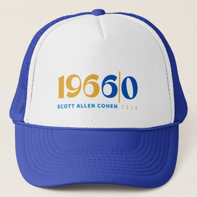 Casquette Logo Anniversaire de chapeau de camion (Devant)