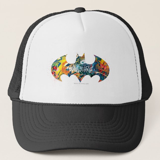 Casquette Logo Batman Neon/80s Graffiti (Devant)