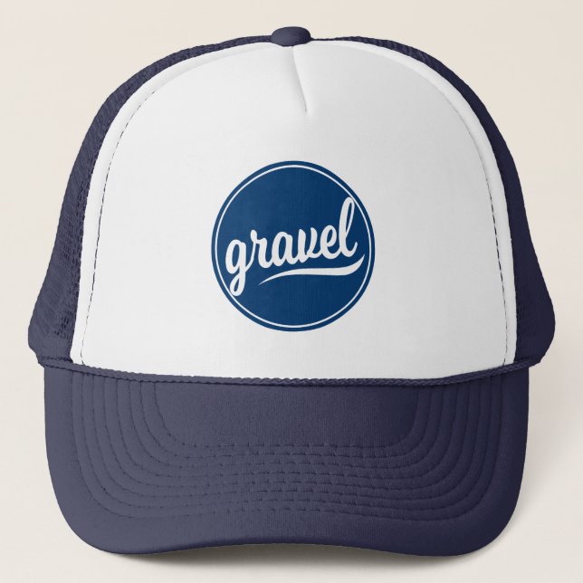 Casquette Logo bleu Gravel Cycling (Devant)