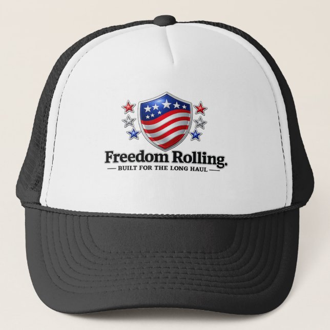 Casquette Logo Bouclier Patriotique Roulant Liberté | Améric (Devant)