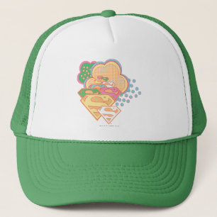 Casquette Logo coloré de nuage de Supergirl