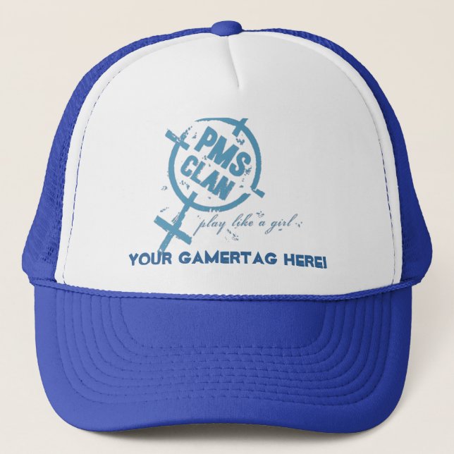 Casquette Logo de bleu de chapeau de PMS (Devant)