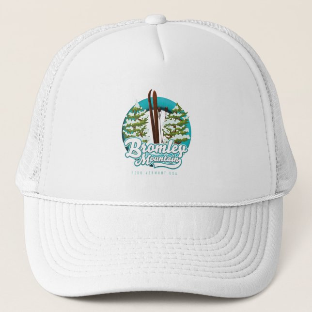 Casquette logo de Bromley Mountain Peru Vermont US Ski (Devant)