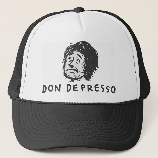 Casquette Logo de Don Depresso (visage d'ongle du pouce + (Devant)