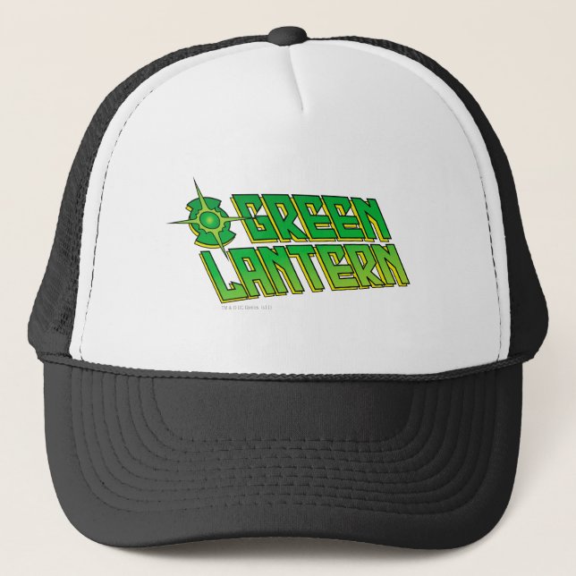 Casquette Logo de lanterne verte - incliné (Devant)