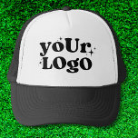 Casquette Logo de marque minimaliste personnalisé profession<br><div class="desc">Minimaliste Personnalisé Entreprise Professionnel Marque Logo Trucker Chapeau.</div>