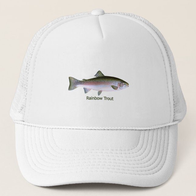 Casquette Logo de pêche de truite arc-en-ciel (Devant)