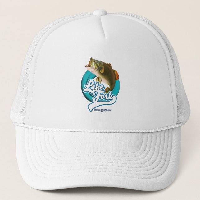 Casquette logo de pêche du lac Fork Texas. (Devant)