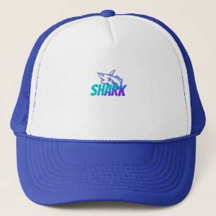 Casquette Logo de requin à dégradé féroce Océan audacieux