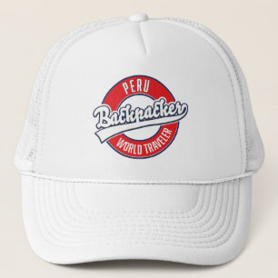 Casquette logo de routard au Pérou voyageur du monde.