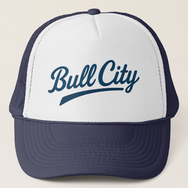 Casquette Logo de script Bull City - Durham Caroline du Nord (Devant)