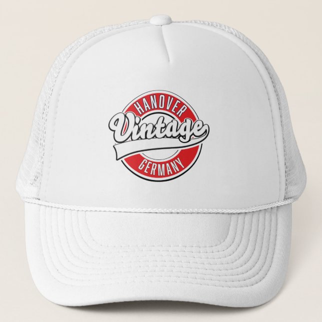 Casquette Logo de style vintage de Hanovre Allemagne. (Devant)