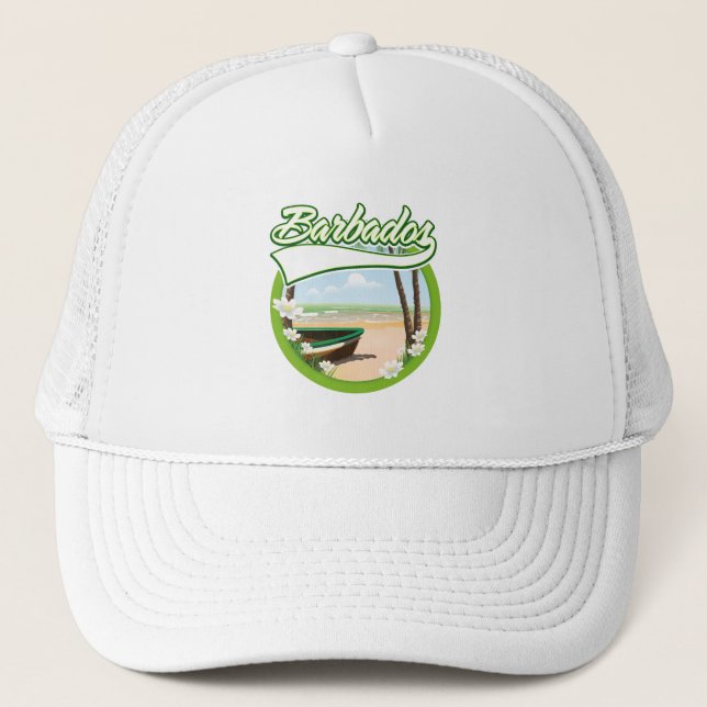 Casquette logo de voyage à la Barbade (Devant)