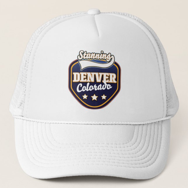 Casquette Logo de voyage Denver Colorado (Devant)