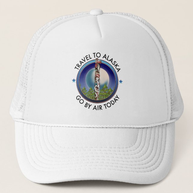 Casquette logo de voyage en Alaska (Devant)