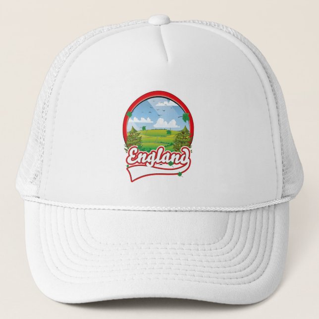 Casquette logo de voyage en Angleterre (Devant)