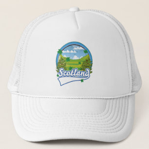 Casquette logo de voyage en Écosse