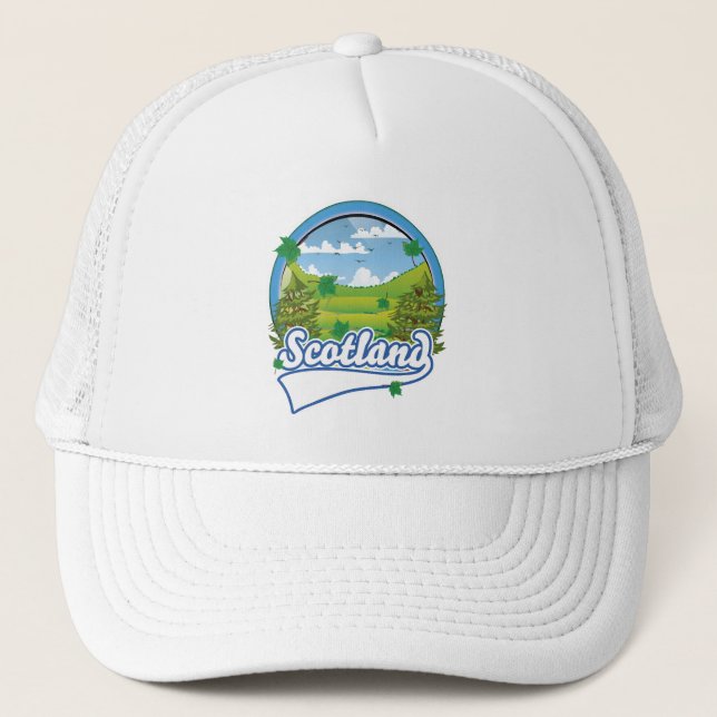 Casquette logo de voyage en Écosse (Devant)