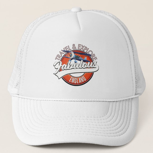 Casquette Logo de voyage explorez l'Angleterre fabuleuse  (Devant)